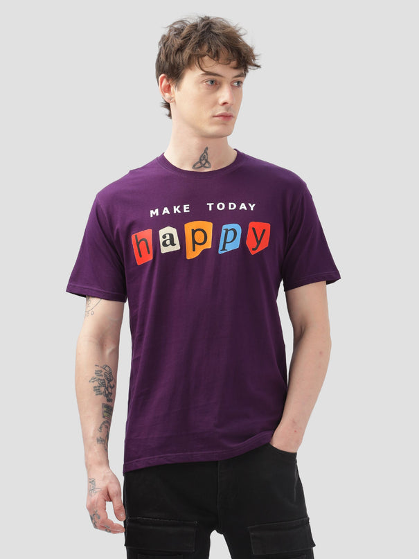 Make today Happy Regular Men's T-Shirt