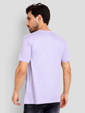 Men's Regular Solid T-Shirt - Lavender