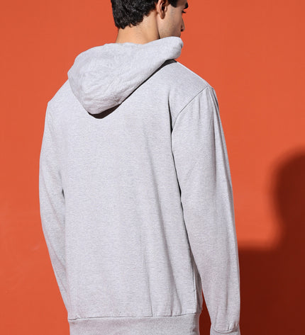 UNISEX BASIC HOODIE - GREY MELANGE