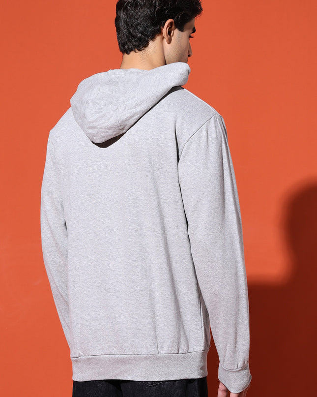 UNISEX BASIC HOODIE - GREY MELANGE