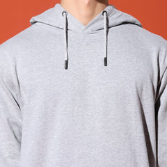 UNISEX BASIC HOODIE - GREY MELANGE