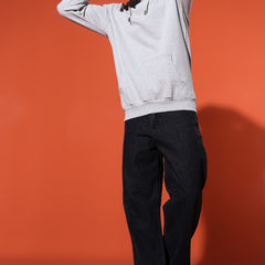 UNISEX BASIC HOODIE - GREY MELANGE