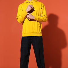 UNISEX BASIC HOODIE - MUSTARD YELLOW