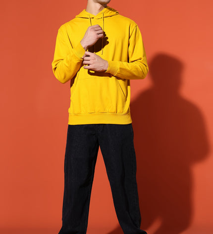 UNISEX BASIC HOODIE - MUSTARD YELLOW