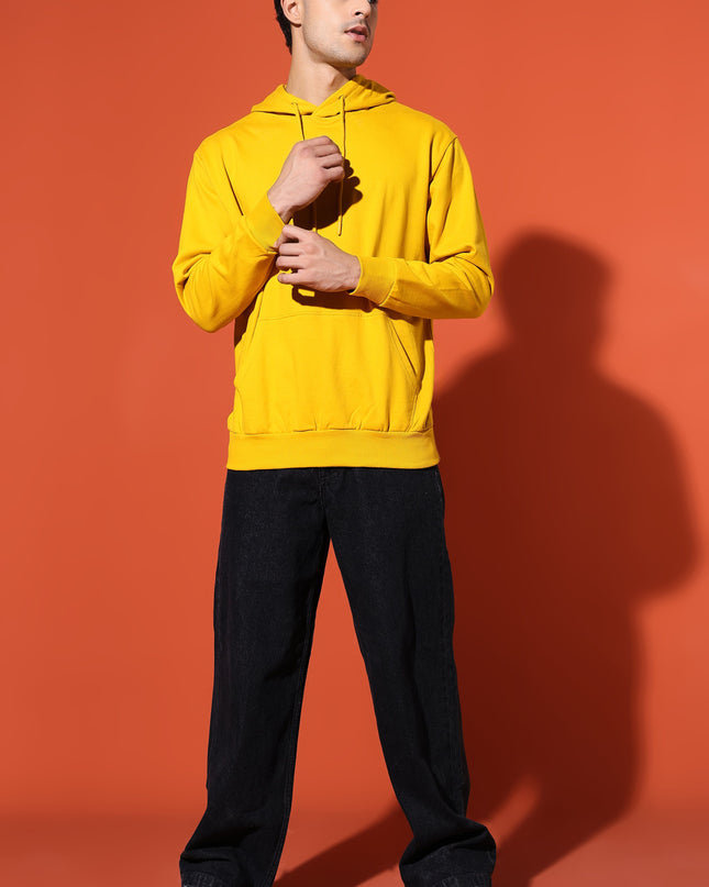 UNISEX BASIC HOODIE - MUSTARD YELLOW