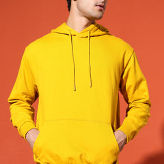 UNISEX BASIC HOODIE - MUSTARD YELLOW