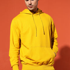 UNISEX BASIC HOODIE - MUSTARD YELLOW