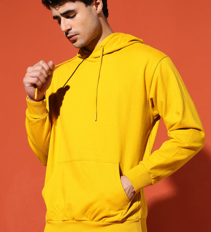 UNISEX BASIC HOODIE - MUSTARD YELLOW