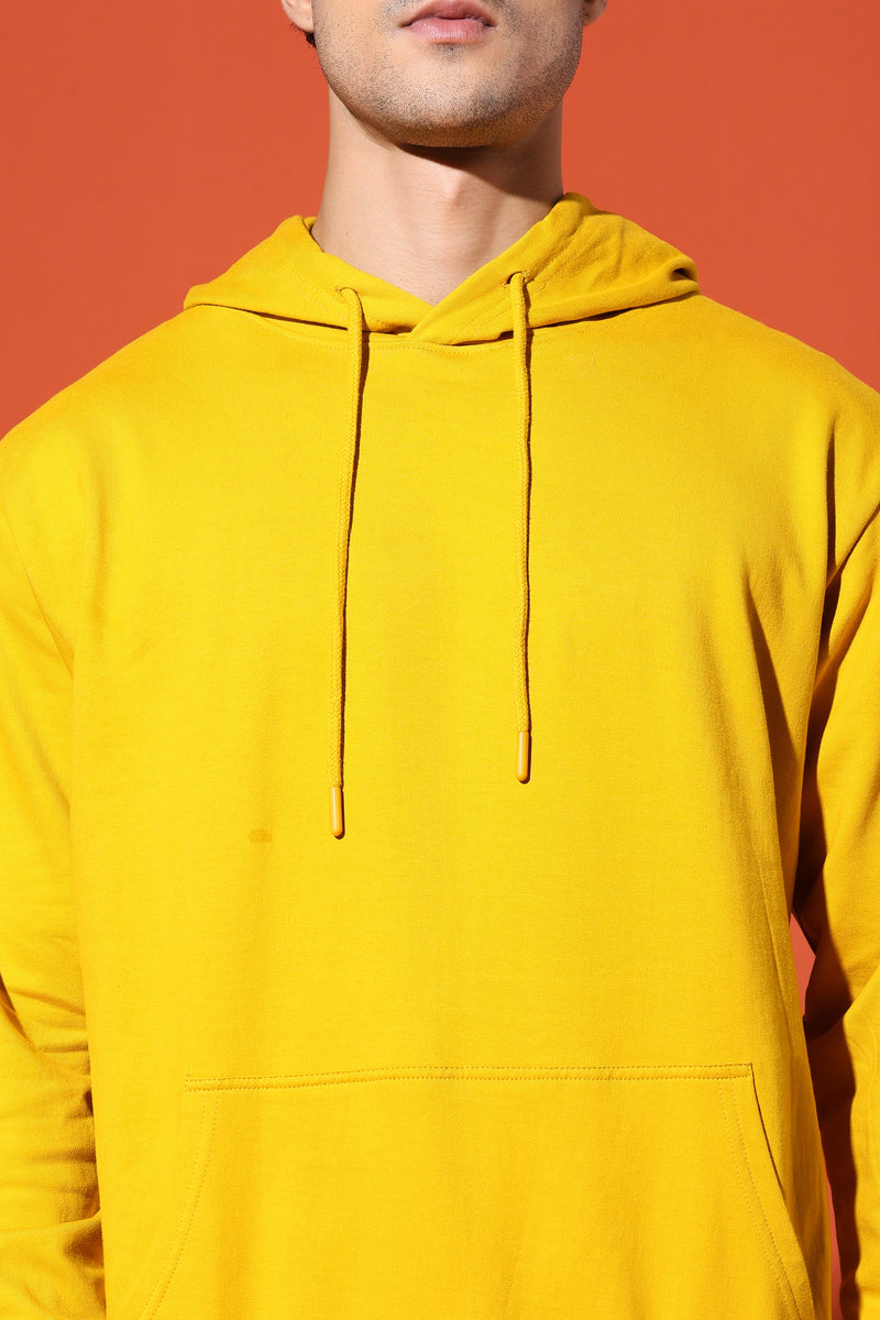 UNISEX BASIC HOODIE - MUSTARD YELLOW