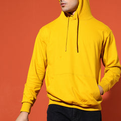 UNISEX BASIC HOODIE - MUSTARD YELLOW