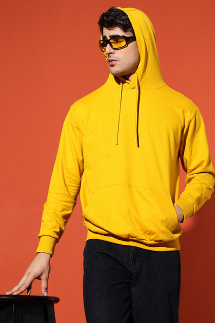 UNISEX BASIC HOODIE - MUSTARD YELLOW