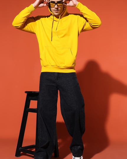 UNISEX BASIC HOODIE - MUSTARD YELLOW
