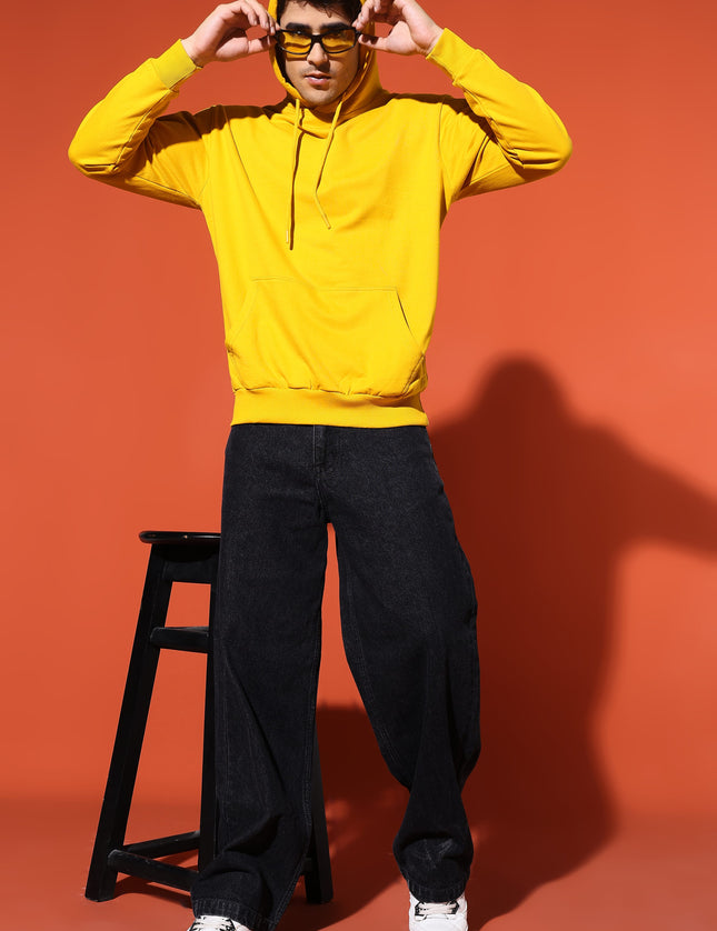 UNISEX BASIC HOODIE - MUSTARD YELLOW