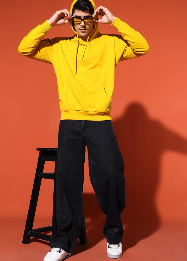 UNISEX BASIC HOODIE - MUSTARD YELLOW