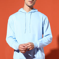 UNISEX BASIC HOODIE - BABY BLUE