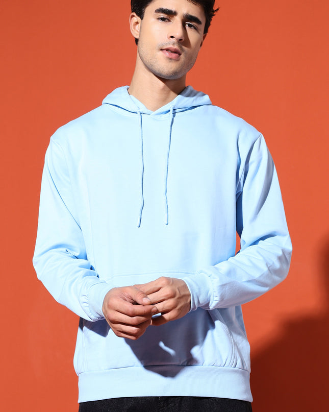 UNISEX BASIC HOODIE - BABY BLUE