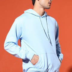 UNISEX BASIC HOODIE - BABY BLUE