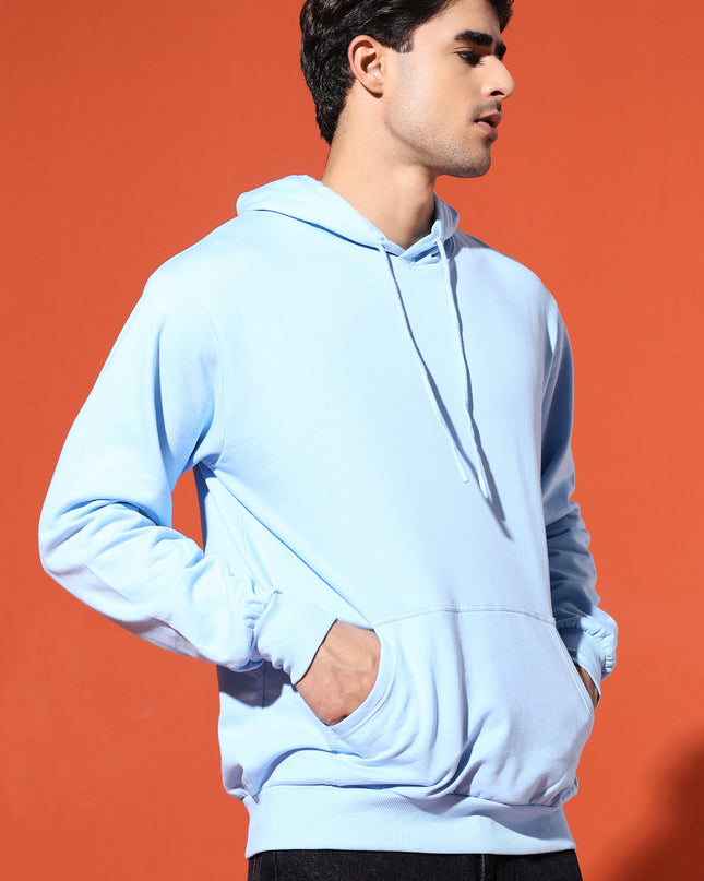 UNISEX BASIC HOODIE - BABY BLUE
