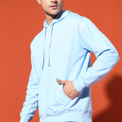 UNISEX BASIC HOODIE - BABY BLUE