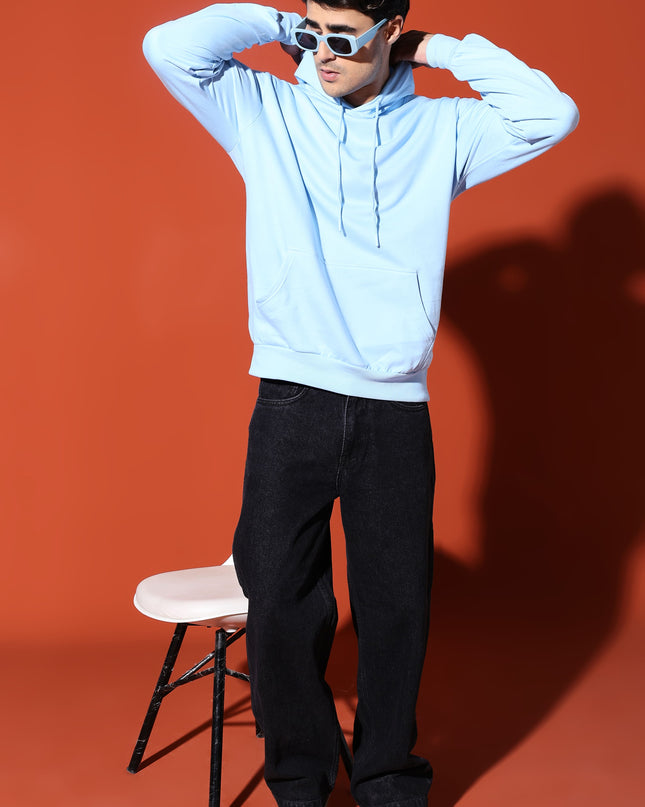 UNISEX BASIC HOODIE - BABY BLUE