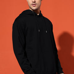 UNISEX BASIC HOODIE - BLACK