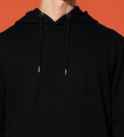 UNISEX BASIC HOODIE - BLACK