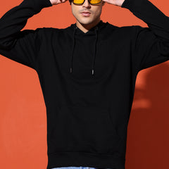 UNISEX BASIC HOODIE - BLACK
