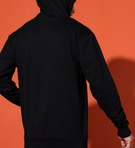 UNISEX BASIC HOODIE - BLACK