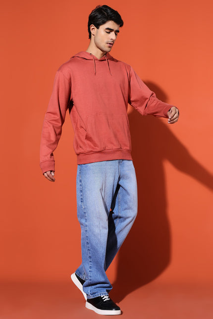 UNISEX BASIC HOODIE - CORAL