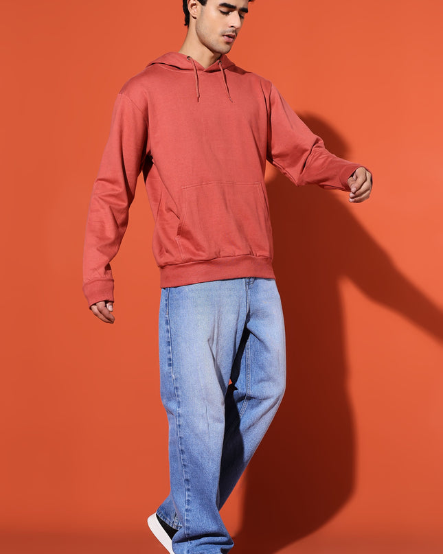 UNISEX BASIC HOODIE - CORAL