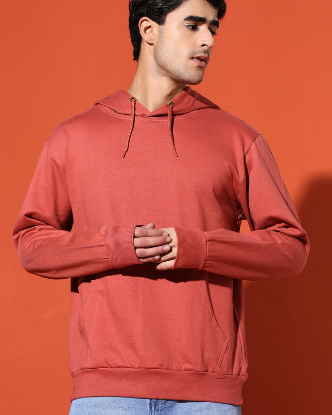 UNISEX BASIC HOODIE - CORAL