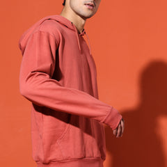 UNISEX BASIC HOODIE - CORAL