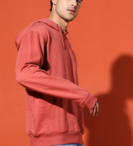UNISEX BASIC HOODIE - CORAL