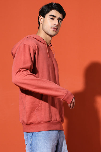 UNISEX BASIC HOODIE - CORAL