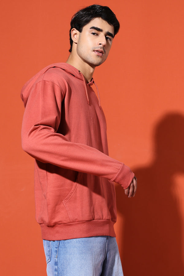 UNISEX BASIC HOODIE - CORAL