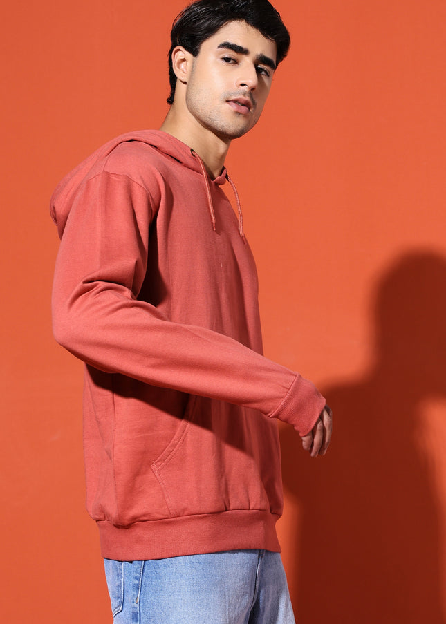 UNISEX BASIC HOODIE - CORAL