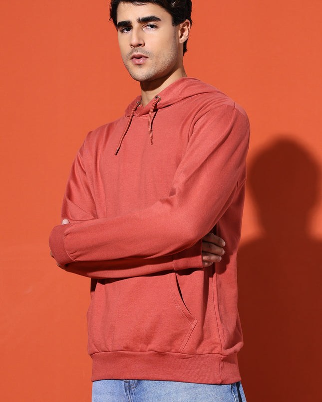 UNISEX BASIC HOODIE - CORAL