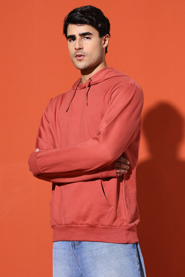 UNISEX BASIC HOODIE - CORAL