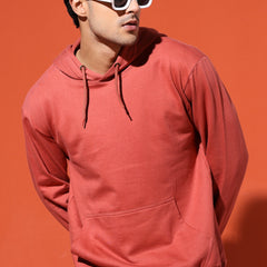UNISEX BASIC HOODIE - CORAL