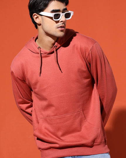 UNISEX BASIC HOODIE - CORAL