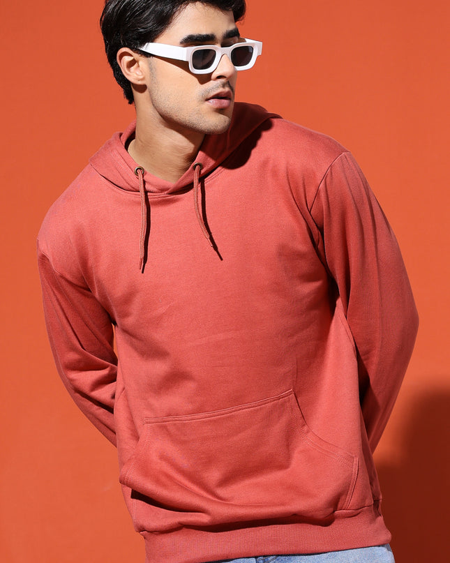 UNISEX BASIC HOODIE - CORAL