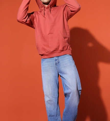 UNISEX BASIC HOODIE - CORAL