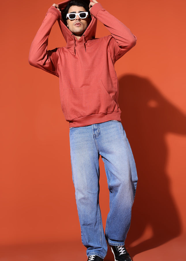 UNISEX BASIC HOODIE - CORAL