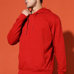 UNISEX BASIC HOODIE - RED