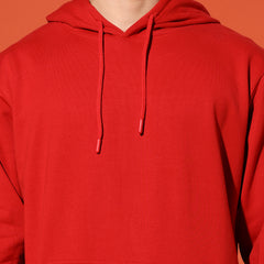 UNISEX BASIC HOODIE - RED