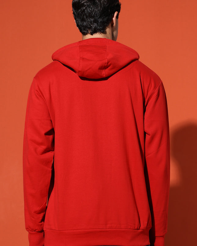 UNISEX BASIC HOODIE - RED