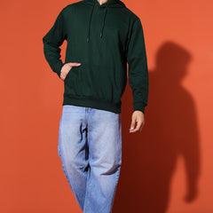 UNISEX BASIC HOODIE - BOTTLE GREEN