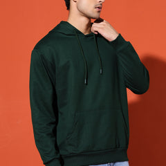 UNISEX BASIC HOODIE - BOTTLE GREEN