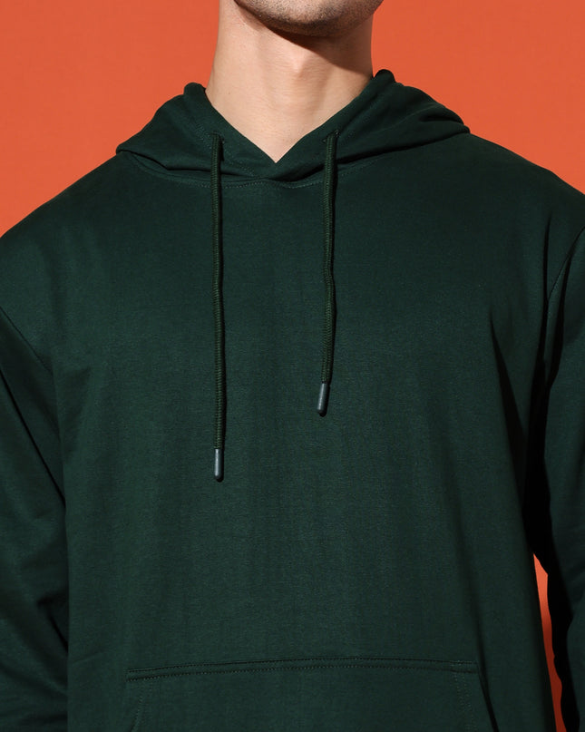 UNISEX BASIC HOODIE - BOTTLE GREEN