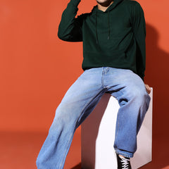 UNISEX BASIC HOODIE - BOTTLE GREEN